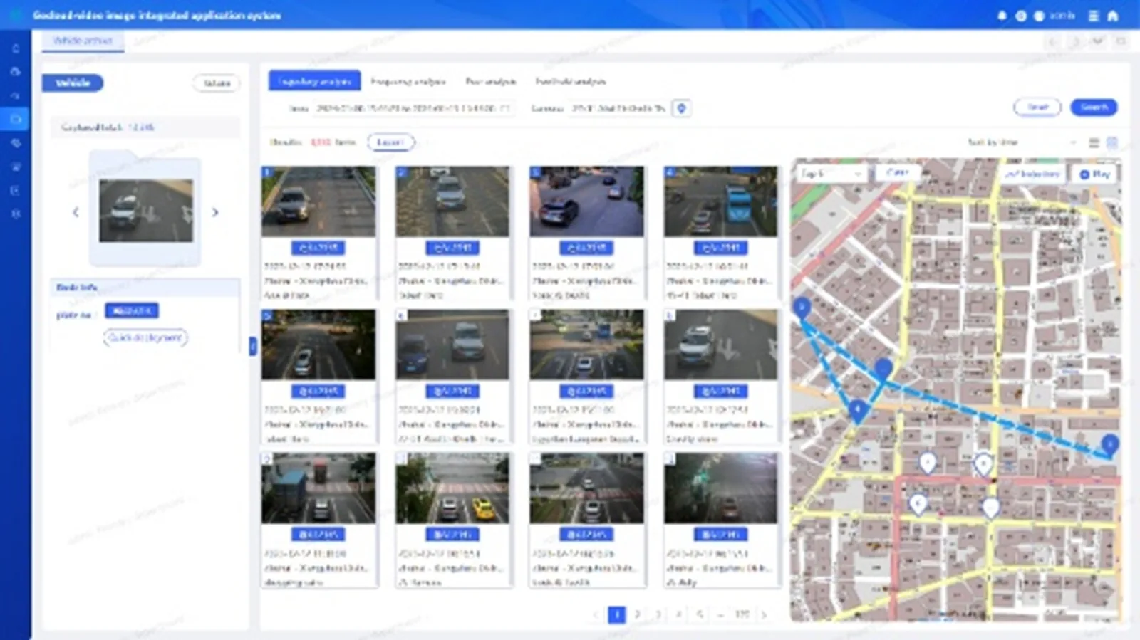 Vehicle Tactical Analysis Interface